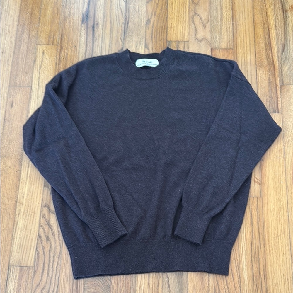 Madewell Women's Brown Cashmere Sweater
